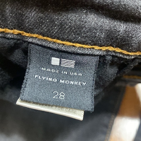 Flying monkey faded black distrssed skinny jeans size 28 - Picture 5 of 6